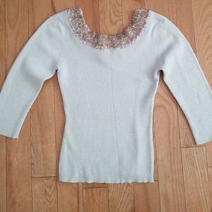 Gold sequins party top